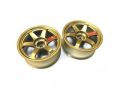 [LWH-0306Ga]TE37 Sports WHEEL High Traction type off6 Gold Metal