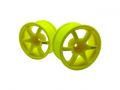 [LW-0408YEa]Neon Color gram LIGHTS 57D Sports WHEEL off8 Yellow