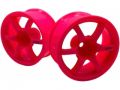 [LW-0406PIa]Neon Color gram LIGHTS 57D Sports WHEEL off6 Pink