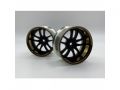 [LW-0608CBRa]WORK EMOTION CR3P WHEEL DEEP RIM off8 Matte Carbon × Bronze Rim