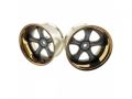 [LW-0908BGM]WORK VS KF# WHEEL DEEP RIM off8 High Bronze Gray Metallic